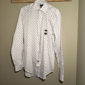 Men’s button-down dress shirt, long sleeve